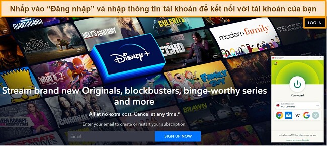 Hướng dẫn xem Disney Plus qua VPN: C&aacute;ch sử dụng Disney Plus tr&ecirc;n tr&igrave;nh duyệt với ExpressVPN
