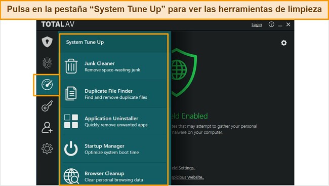Herramientas de Ajuste del Sistema TotalAV