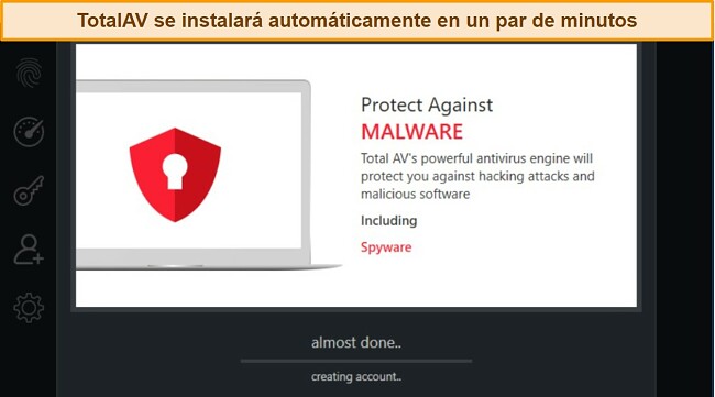 Revisi&oacute;n de TotalAV: facilidad de uso, descarga e instalaci&oacute;n autom&aacute;tica en el dispositivo