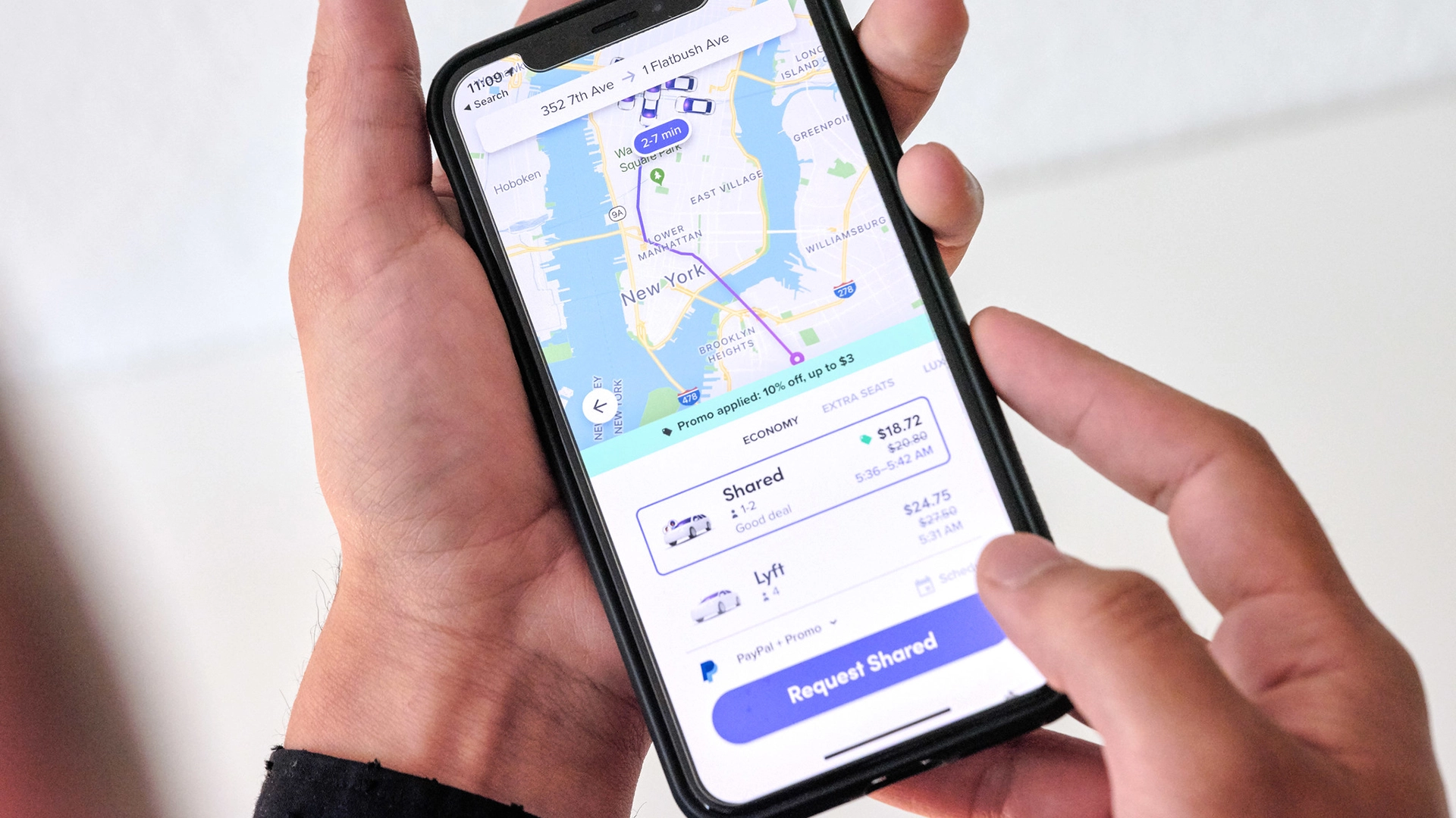 Un Pasajero de Lyft Recibe un Misterioso Mensaje de Texto con una Conversación Grabada Durante el Viaje